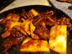 牛仔骨炒年糕-绿茶餐厅(乐峰广场店)