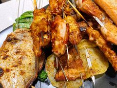 -宝记烧烤·碳锅羊肉·羊蝎子火锅·夜食社(文体路创始店)