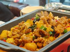 双椒紫苏牛蛙-意卡菲·欢乐聚会餐厅(华侨店)