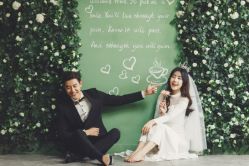 俏皮可爱-巴黎婚纱摄影工作室