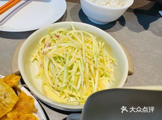 #0元玩转这座城  玫瑰乳扇拌青芒：酸酸甜甜