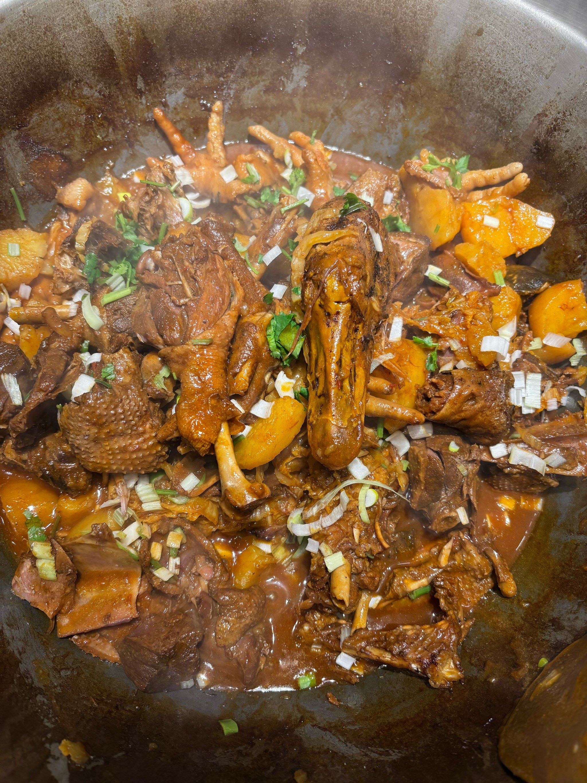 大鹅炖的嘎嘎香,软烂入味