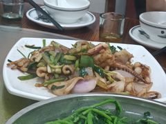 姜葱炒鲜鱿-牛恒濑粉