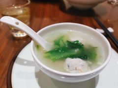 鲜嫩黄花鱼丸汤-将相和·海鲜蒸饺大连菜