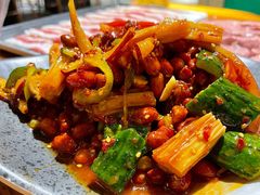 拌花菜-原始泥炉烤肉(总店)