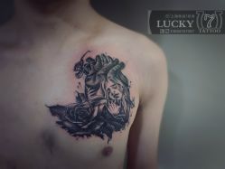 -幸运7纹身刺青Lucky7tattoo
