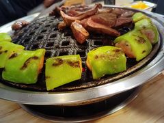 青椒虾滑-霸腹烤肉(厦门柚子番店)