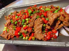 孜然牛肉-味上湘菜馆(阿波罗店)