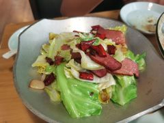 干锅腊肉圆白菜-自贡盐帮菜·玩辣餐厅(樱花园西街店)