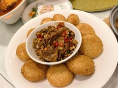 小炒吕梁山猪配空心馍-并州饭店·并萃阁