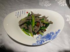 黑腐竹拌芥蓝-雲蜀龙阁·金牌水煮鱼(方庄店)