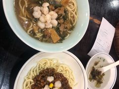 虾仁炸酱面-奎元馆.百年奎元.非遗传承(西湖边的解放路店)