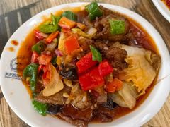 -歹歹的加个面过油肉拌面