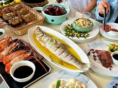 -七的湖·晚芳亭·阳澄湖农家菜·大闸蟹(莲花岛店)