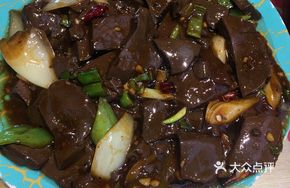 Stir-fried Sheep Blood with Sweet and Spicy Sauce