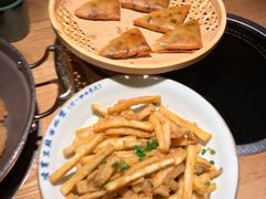 咸蛋黄炒茄子-吃饭皇帝大(解放西路店)