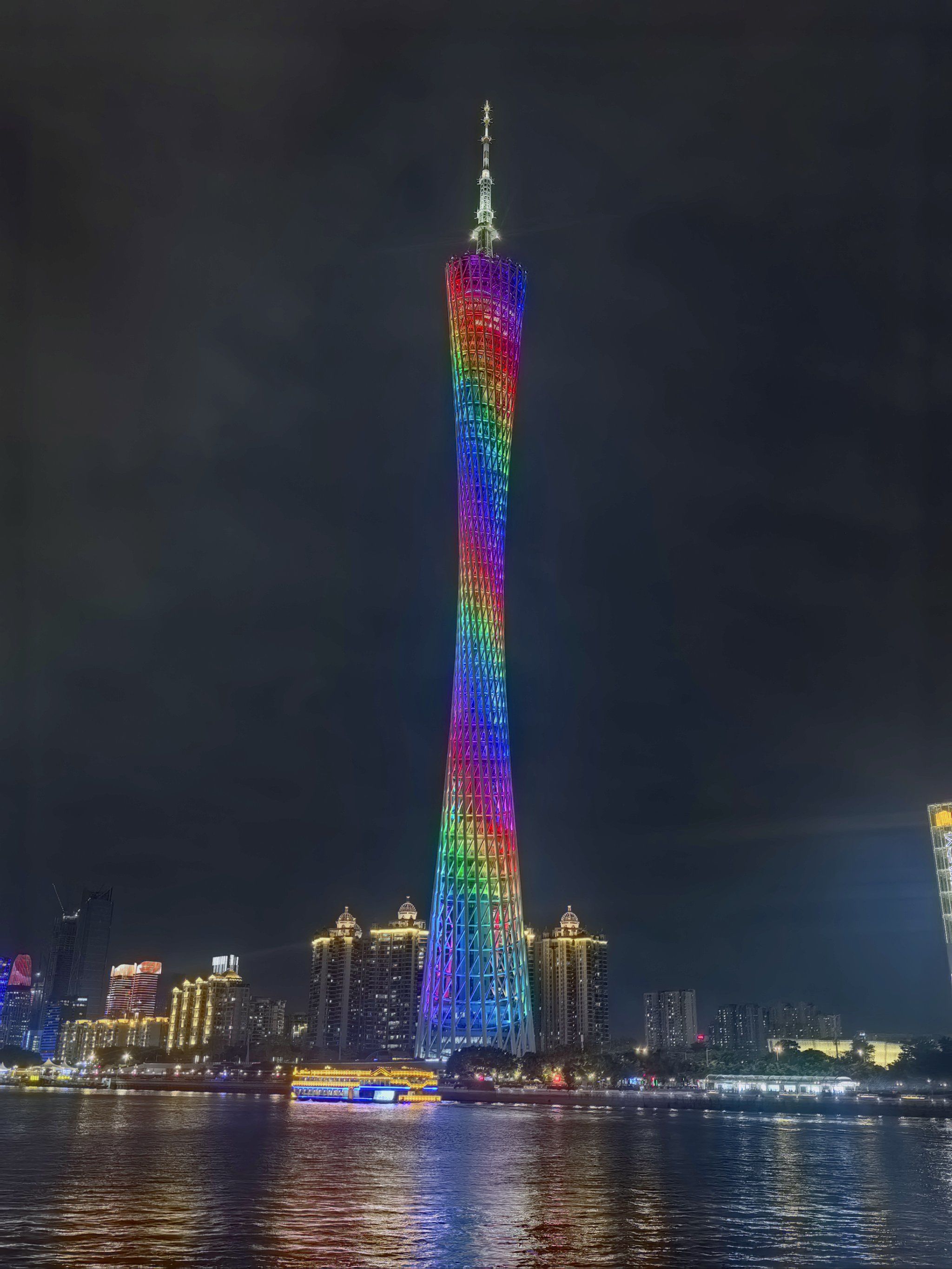 珠江夜游@广州新城市地标