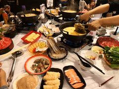 -鲜入围煮花胶鸡海鲜火锅