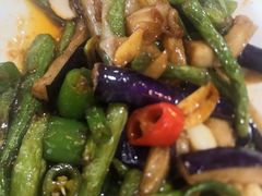 豆角茄子-民俗百家姓饭店(纺织城正街店)