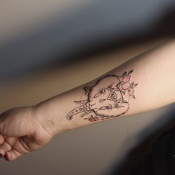 -囍文刺青happytattoo