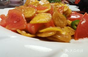 Tomato and Tofu Cake Stir-fry