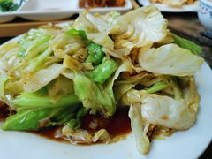 炝圆白菜-闻道食府烙饼卷带鱼(原车耳营店原大觉寺店)
