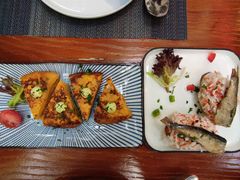 蛋黄酱轻拌蟹肉和沙丁鱼-帕歌西班牙餐厅paco tapas
