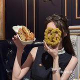 马卡龙控必冲！外酥里糯奶酪馅巨浓郁