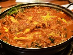 土豆排骨火锅-喇喇排骨火锅·传统韩式脊骨汤(望京西园总店)