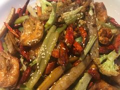 麻辣香锅虾饭-鱼库·不仅是一家烤鱼店(车公庙店)