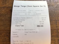 账单-Mango Tango