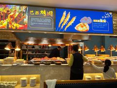 自助取餐区-锤头鲨毛肚海鲜烤肉自助餐厅(国购广场店)