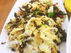 地皮菜炒鸡蛋-小媳妇凉粉(浑源店)