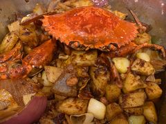 香辣蟹炒菜-秦记香辣蟹(松榆里店)