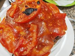 番茄猪扒焗饭-新鸿发咖啡美食
