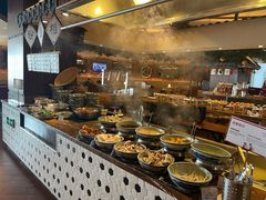 自助调料区-广州中心皇冠假日酒店-环市食坊·海鲜自助餐厅