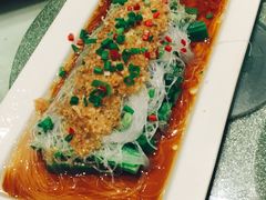 蒜蓉蒸秋葵-北京老铺烤鸭(西稍门店)