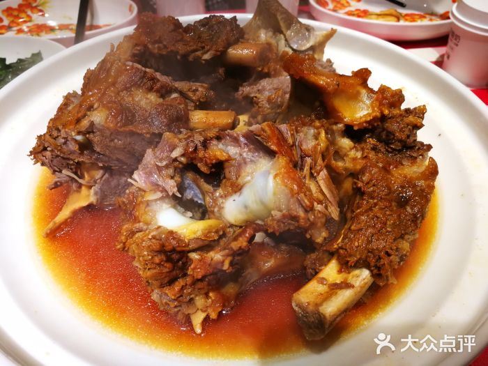 西贝莜面村(上地华联店)-蒙古牛大骨(牛肋排)图片-北京美食-大众点评
