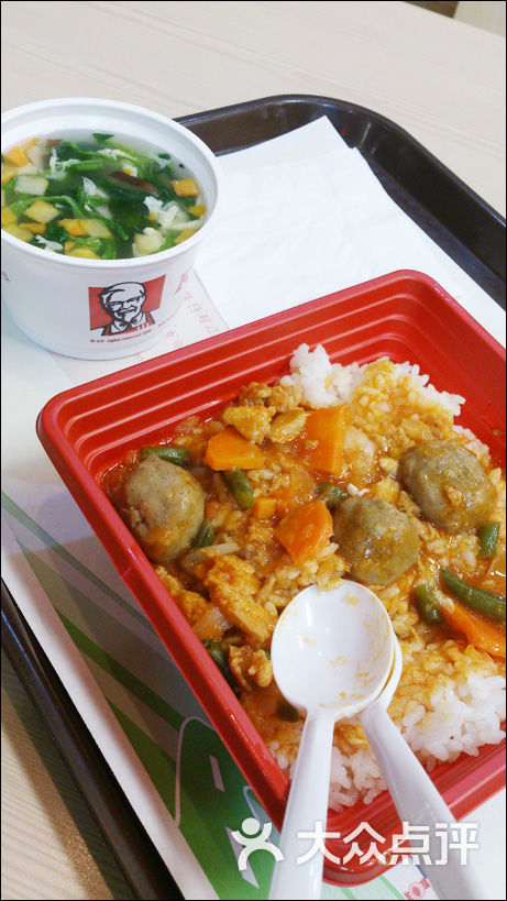肯德基套餐米饭图片