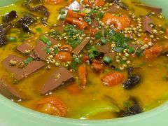 麻辣鸭血猪大肠-绿茶餐厅(西湖银泰百货店)