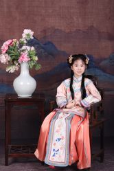 -后宫·古装汉服京剧儿童亲子全家福摄影