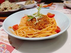 鲜番茄肉酱烩意粉-杯子红牛排(创意产业园店)