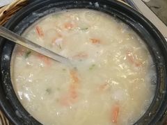 鲜虾干贝砂锅粥-肉神潮汕卤鹅