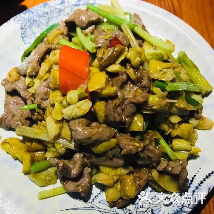 和兴客家王(皇岗店)黄瓜皮炒牛肉图片 第82张