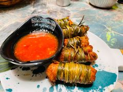 炸香叶包鸡-浩海火燒雲傣家菜(芮欧百货店)