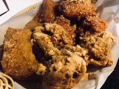 炸鸡翅一半一半-富乐满韩国正宗炸鸡韩国料理(虹泉路店)