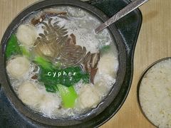 浓香丸子汤&nbsp;&&nbsp;米饭-正一味石锅拌饭(望京新世界店)