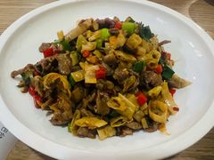 酸辣炒鸡胗-建辉湖南土菜馆(南大街店)