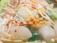排骨春菜煲-陈鹏鹏潮汕菜(欢乐海岸 海边景观店)