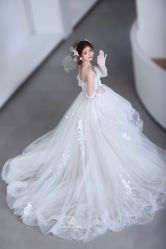 -桃子造型婚纱礼服(凤起广场店)